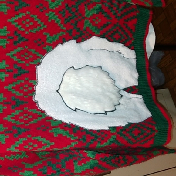 Holiday Time man's ugly sweater sz M - Picture 5 of 7